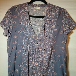 Mason & Belle Chic Floral Print Women's Blouse